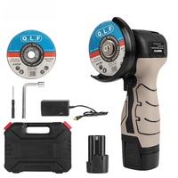 Meuleuse d'angle électrique à batterie lithium rechargeable 16,8 V, polisseuse à disque de 100 mm, moteur à balais pour le conditionnement et la découpe des surfaces