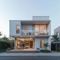 Maison préfabriquée en conteneur modulaire facile à installer en Chine, petite, 20 pieds, 40 pieds, maisons préfabriquées modernes en conteneur