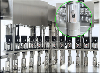 Machine de remplissage et de bouchage multifonction pour sachets à bec verseur Doypack et sachets souples à bec verseur pour l'emballage de produits chimiques liquides quotidiens