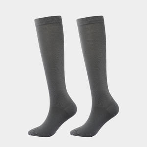 Chaussettes de compression pour la course à pied et le cyclisme, couleur unie, nylon, soutien gradué, taille junior, chaussettes décontractées classiques - Product Image 4