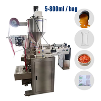 Machine d'emballage liquide automatique 1,8 kW, certification CE, machine d'emballage à film en rouleau à quatre côtés scellés