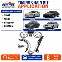 Nuovo Kit Catena di Distribuzione YS 1302853J01 per Motore Turbo SR20DET Silvia S13/S14/S15 180SX 200SX 1.8L/2.0L con Garanzia di Dodici Mesi