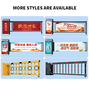 XGY ana kapı araba Driveway Acces uzaktan kumanda ağır 4.5m çit Boom park sistemi için reklam bariyer kapısı - Product Image 6