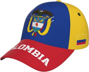 Colombie drapeau casquette Baseball chapeau Jersey colombie T-shirt drapeau collier boucle d'oreille enfants casquettes sweats à capuche Bracelet <span class=keywords><strong>veste</strong></span> sac - Product Image 2