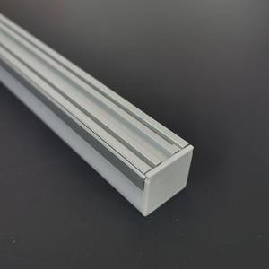 Sdw107 26.5x25.7mm Bề mặt lõm dẫn Dải kênh Nhôm dẫn hồ sơ với PC Opal khuếch tán - Product Image 2