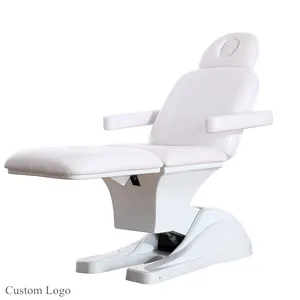 Table de massage de luxe 4 moteurs meubles de salon de beauté lit de cils cosmétique électrique spa lit de massage du visage de beauté