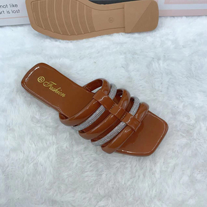 流行定制女士平底鞋女士批发漂亮女士拖鞋来自中国 - Product Image 6