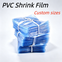 Films plastiques PVC, film rétractable transparent en polychlorure de vinyle, impression de logo personnalisée, fourniture directe d'usine