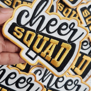 Patch brodé personnalisé haute précision pour vêtements, motif logo découpé, pour équipe de football ou groupe de supporters, thermocollant - Product Image 1