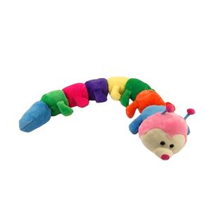 Peluche a Forma di Bruco da 1,2m all'Ingrosso, Giocattolo Morbido Imbottito, Adorabile Peluche Arcobaleno a Forma di Bruco - Product Image 1