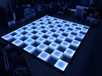 Piste de danse led en gros piste de danse led DJ Disco Discothèque DMX Tunnel de temps 3D lumière LED RGB piste de danse