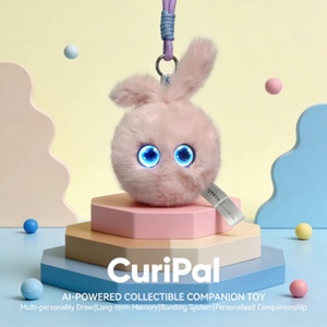 Adorables jouets en peluche Ai, <span class=keywords><strong>animaux</strong></span> en peluche avec fonction d'application, retour tactile pour les enfants, divertissement éducatif préscolaire - Product Image 1