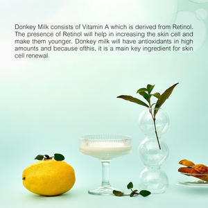 Crème <span class=keywords><strong>d</strong></span>'âne de marque privée Hydratante et lisse les rides, blanchissant le visage avec du <span class=keywords><strong>lait</strong></span> <span class=keywords><strong>d</strong></span>'<span class=keywords><strong>ânesse</strong></span> et du rétinol Accepte la crème pour le visage ODM OEM - Product Image 6