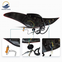 Nouveaux feux arrière LED rouges pour Elantra 2011-2016, clignotants séquentiels, berline, coupé, pièces de rechange