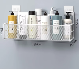 Hot Selling Self Adhesive Wall <strong>Shelf</strong> for Bathroom <strong>Kitchen</strong> Living Room Bathroom <strong>Shelves</strong> No Drilling - Product Image 6