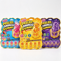 BESTAR - Golosinas de Gomita con Sabor a Frutas, en Forma de Animales 3D, Suaves y Masticables, Dulces de Gelatina, Bocadillos Casuales