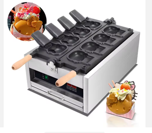Gaufrier électrique professionnel double plaque Hello Kitty avec écran numérique pour pâtisserie, boulangerie, café - 4 gaufres - Product Image 1