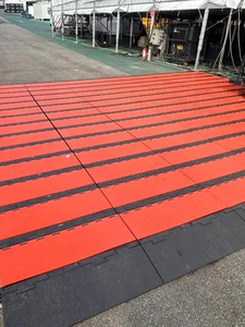 Cable Cover 40mm Modular Wire Channel Cable Protector Heavy Duty Removable Road Security Event Rubber Speed Bump - Product Image 2