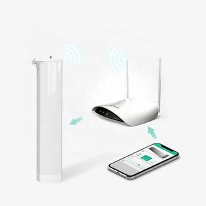 Système de rideaux motorisés en alliage d'aluminium Emlux YS-MT750 pour l'automatisation hôtelière - Alimentation USB, contrôle centralisé de la pièce intégré - Product Image 1