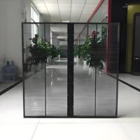 Écran d'affichage vidéo mural en cristal holographique flexible ultra-fin en verre transparent à film mince LED de taille personnalisable VORTEX
