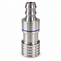 Raccord rapide de refroidissement liquide SUS304 DN12 UQD06, raccord de tuyau 1/2 pouce, prise femelle anti-débordement pour rack de serveur de centre de données