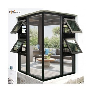 Fenêtres en vinyle à <span class=keywords><strong>double</strong></span> <span class=keywords><strong>vitrage</strong></span> les plus vendues Fenêtre à auvent pour chambre à coucher - Product Image 6