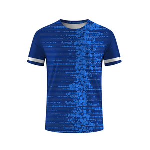 Harga pabrik seragam tenis Streetwear sejuk cepat kering olahraga nyaman sepak bola kain poliester 100% Jersey tenis - Product Image 3