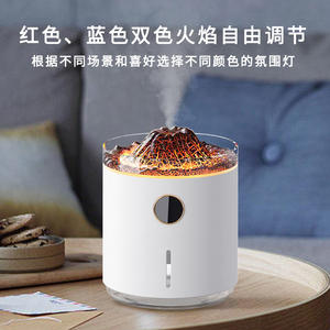 เครื่องกระจายกลิ่นหอมอัจฉริยะรูปภูเขาไฟ สีขาวดำ รุ่น 29882 ใช้พลังงานจาก USB ตั้งเวลาได้ 2-8 ชั่วโมง ความจุน้อยกว่า 1 ลิตร สำหรับใช้ในบ้าน - Product Image 4