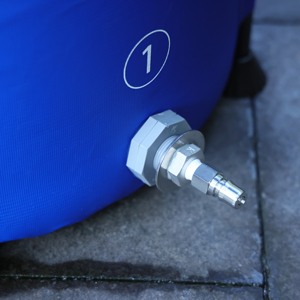 Réservoir portable de stockage d'eau de pluie avec robinet et trop-plein pour gouttière de jardin - Product Image 2