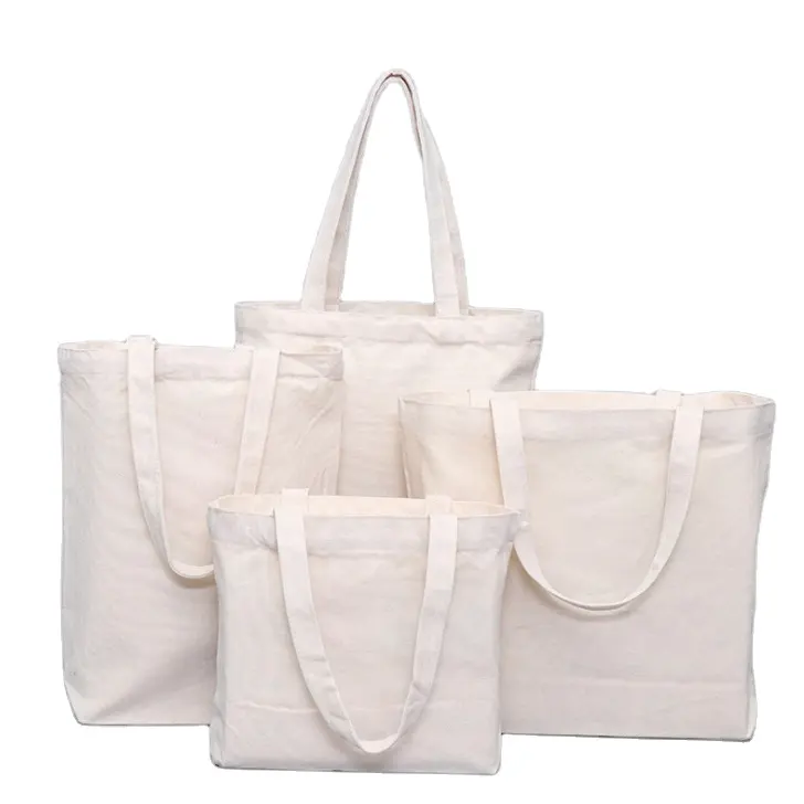 Özel yeniden kullanılabilir boş pamuklu alışveriş çantası çevre dostu novation çanta tote çanta
