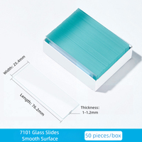 Ex-Lab Wholesale 7101 Microscope Slide Both Sides Smooth Glass Slide Water-ground Edges Right Angle and Guide Angle
