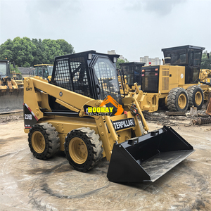 รถตักล้อยางมือสองคุณภาพสูง Cat 226B 226B3 สภาพดีพร้อมใช้งาน ขายส่งจำนวนมาก พร้อมมอเตอร์ Moog - Product Image 5