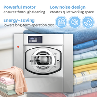 Lave-linge industriel chinois robuste de 50 kg, lave-linge commercial automatique, prix des lave-linges