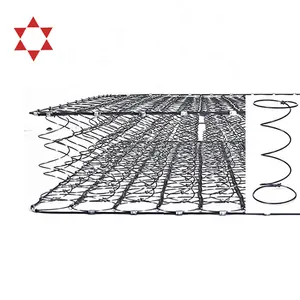 10inch nén cuộn trong hộp giường Euro Top mùa xuân Bonnell nệm - Product Image 1