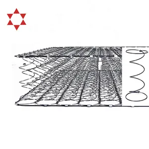 10英寸压缩卷盒式床欧洲顶部弹簧bonnell床垫