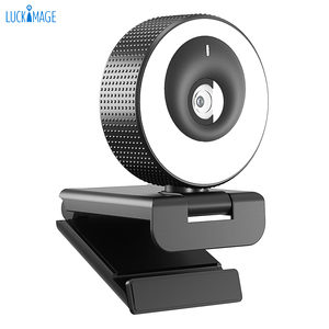 Webcam 4K 1080P 60FPS Autofocus Streaming Web <span class=keywords><strong>Camera</strong></span> Live Stream <span class=keywords><strong>Camera</strong></span> With Mics Privacy Cover pour Tiktok YouTube - Product Image 1