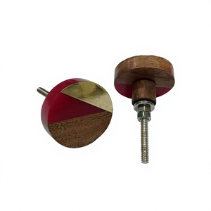 Boutons de tiroir en résine et métal à motif marbre de haute qualité pour chambre, salon, salle de bain, bar à domicile, armoire de rangement - Product Image 3