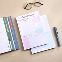 Papeterie Scolaire Bloc-Notes Promotionnel Imprimé Papier Mémo Adhésif Mignon Kawaii Forme Carrée pour Fournitures de Bureau