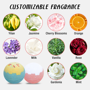 Bomba <span class=keywords><strong>da</strong></span> Bagno Rivitalizzante e Idratante Senza Solfati con Logo Personalizzabile, Fragranza di Rosmarino e Gelsomino - Product Image 3