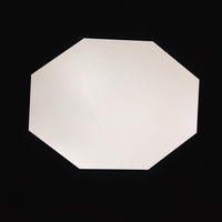 Plaque diffuseur en acrylique/PMMA/en perspex, transparent, opale/blanc laiteux