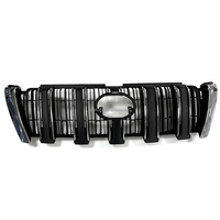 Accessoires de voiture YBJ, calandre de radiateur demi-chromée noire pour Land Cruiser PRADO FJ150 2014-2017 OEM 53101-60B80 LC150