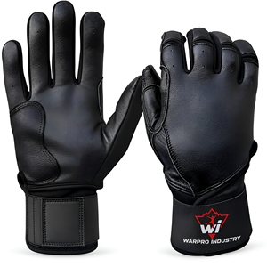 Guantes de Bateo Personalizados para Adultos, Palma de Cuero Genuino, Transpirables, Alto Agarre, Guantes de Entrenamiento de Alto Rendimiento, Ambidiestros, Derecho Izquierdo, XXL - Product Image 5