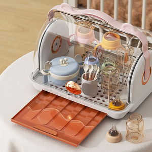 Vừng Chất lượng cao bé Feeder khô giá với bìa nhà bếp cách sử dụng an toàn nhựa bé chai tổ chức với nắp - Product Image 4