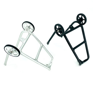 Porte-bagages arrière pour vélo pliant <span class=keywords><strong>Brompton</strong></span> 3sixty Q-Type, en alliage d'aluminium ultraléger, porte-bagages Easywheel pour vélo - Product Image 6