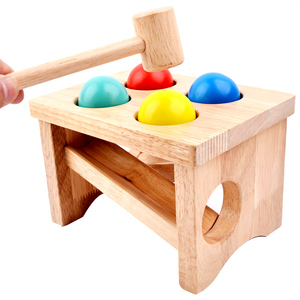 Tap libras banco de juguete de madera golpeando juego martillo Banco juguetes para niños de regalo de Navidad para los niños - Product Image 4