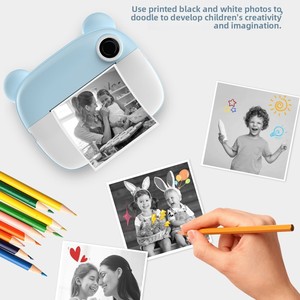 Cámara Infantil Q5, Estilo DSLR, Lentes Dobles, Impresora Integrada, Pantalla de 2.0 Pulgadas, Tarjeta de Memoria TF, Cámara Portátil - Product Image 4