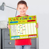 Tableau magnétique interactif personnalisé pour enfants, planificateur de programme de récompenses pour l'autodiscipline, carte de tableau blanc, écriture fluide