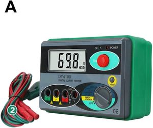 KoiLykke DY4100 Tester Digitale di Resistenza di Terra, Megaohmmetro ad Alta Precisione, Misurazione in 5 Secondi, Test Elettrico a 3 Punti - Product Image 4
