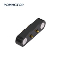 SMT 2 pines resorte cargado Pogo Pin conector macho y hembra enchufe PCB montaje muelle batería adaptador Cable batería