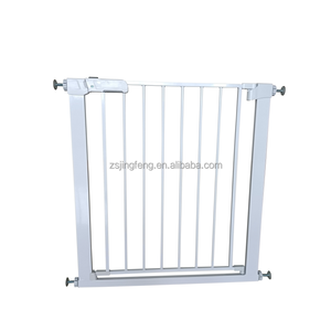 Barrière de sécurité pour animaux de compagnie et enfants, en fer, à fermeture automatique, pour intérieur et extérieur, installation facile par fixation à pression, pour escaliers, cuisine et maison - Product Image 4